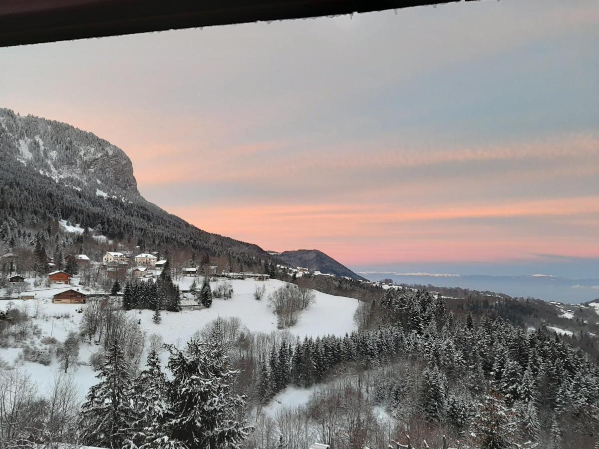Vue Leman A 1000 Metres D Altitude Chalet Meillerie